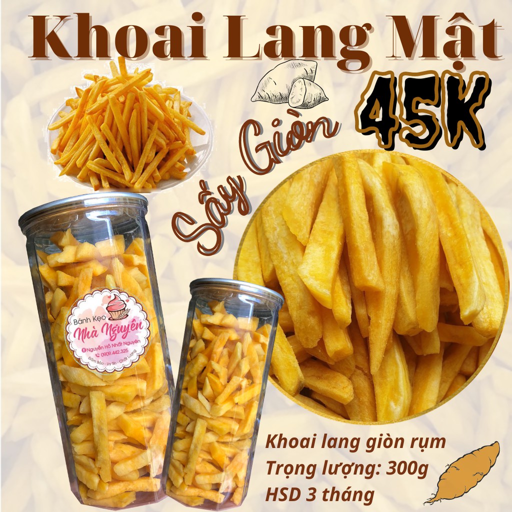 KHOAI LANG MẬT SẤY GIÒN