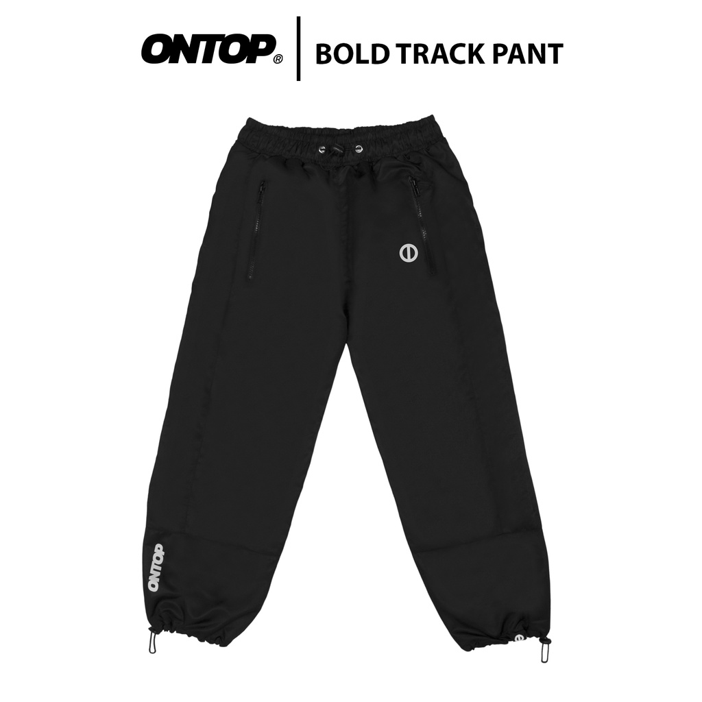 Quần dài thể thao nam màu đen local brand ONTOP - Bold Track Pant O15-Q2