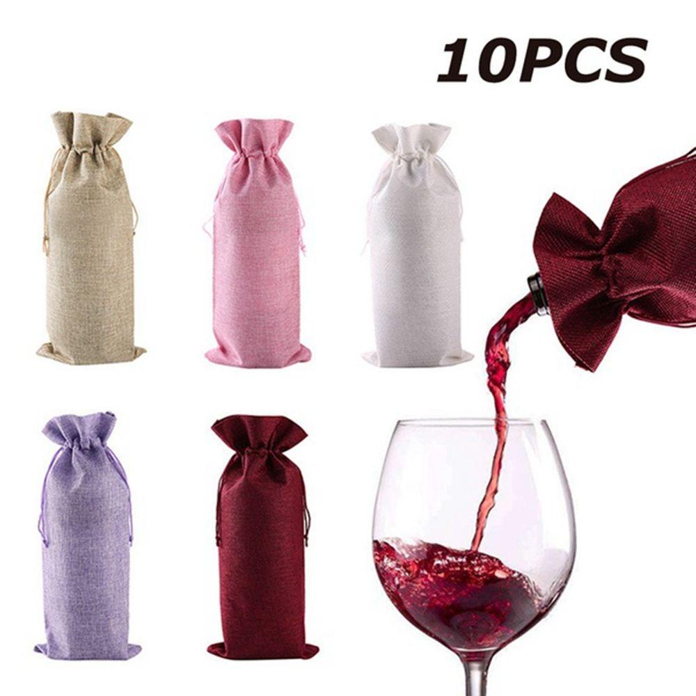 Túi Vải Lanh Đựng Rượu Vang Đỏ AUGUSTINA 750ml