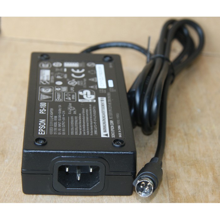 Adapter Original EPSON PS-180 M159A Printer Epson TM-U950 TM-T88III TM-T88IV 24V 2A 3Pin