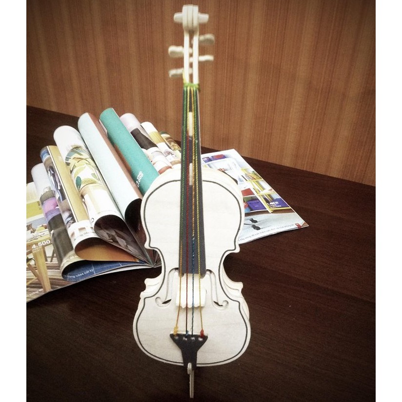 Đồ chơi lắp ráp gỗ 3D Mô hình Violin