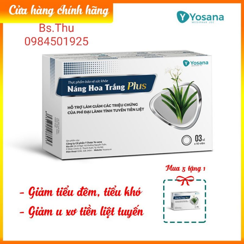 Náng Hoa Trắng Plus (mua 5 tặng 1 bằng tem tích điểm)
