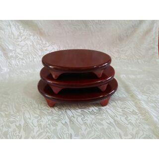 Đế đôn gỗ thờ cúng trưng bày để vật trang trí mỹ nghệ/Hình elip/đôn trưng bày/đôn để tượng