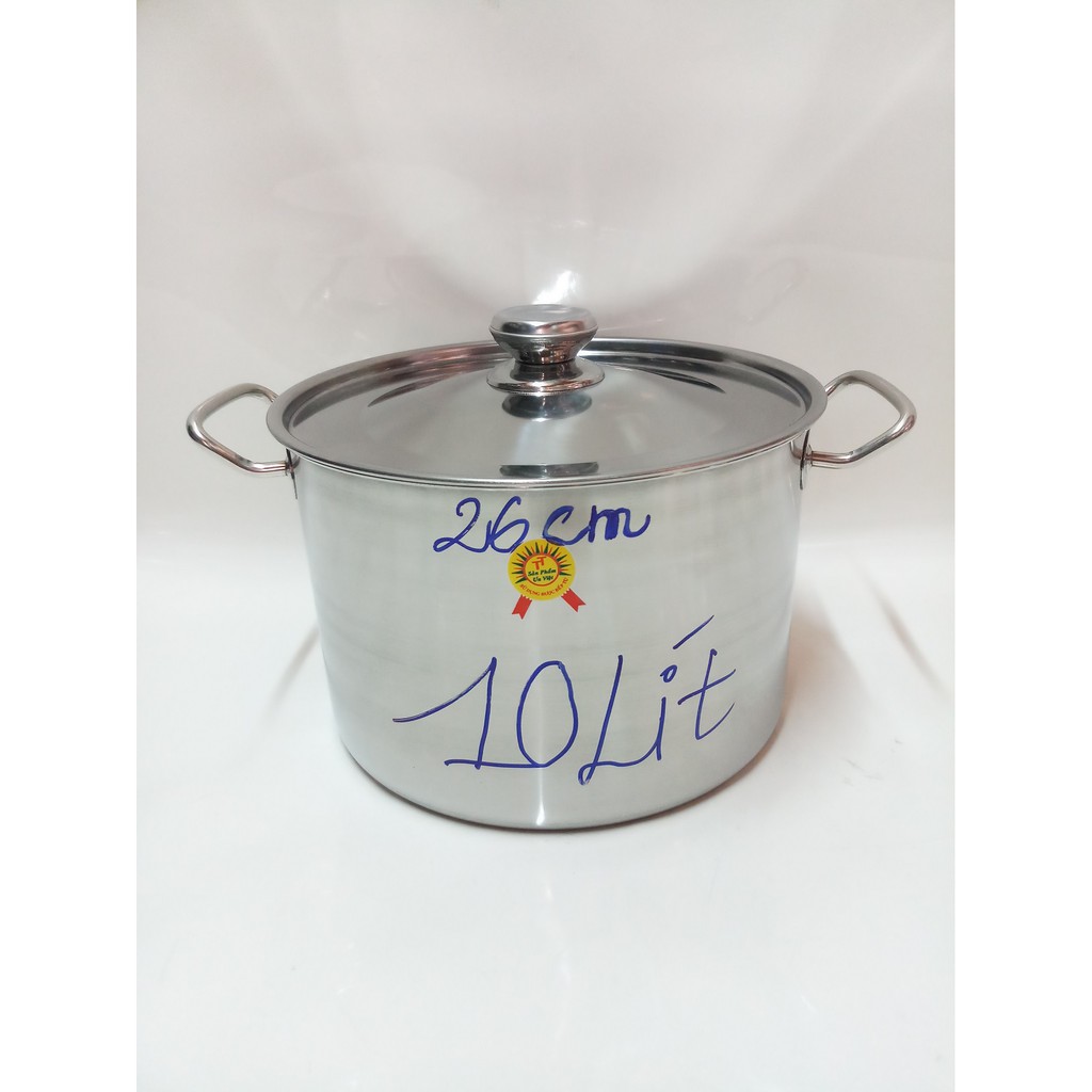 NỒI SÚP INOX LÙN LOẠI NHỎ 26CM(10 LÍT).