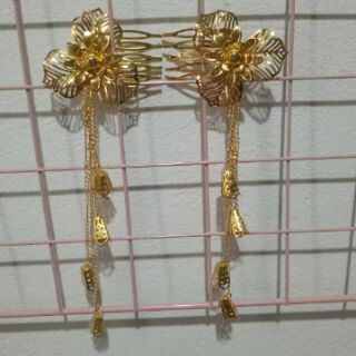 Đôi xược cổ trang 3 cánh hoa