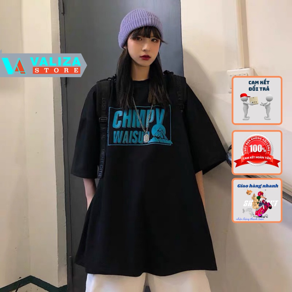 Áo Thun Nam Nữ Form Rộng Oversize Tay Lỡ Oversize Áo Form Rộng Unisex Cổ Tròn StreetWear Giá Rẻ Hàn Quốc VALZIA ATL235