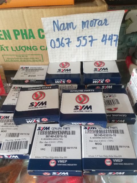 bi (bạc đạn) hàng chính hãng SYM đài loan.giá 1 vòng.