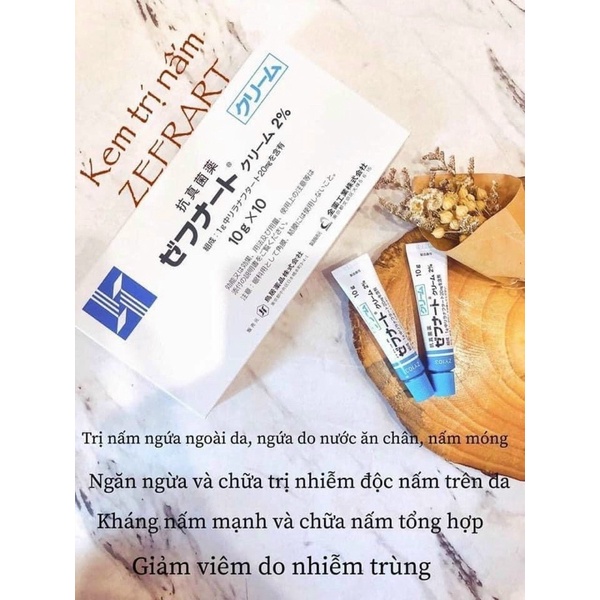 KEM BÔI DA NẤM ZEFNART 2% BỆNH VIỆN NHẬT