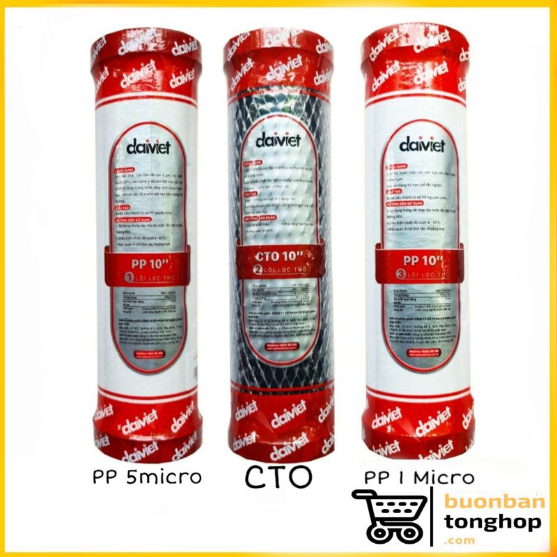 [SALE] COMBO LÕI LỌC SỐ 1 2 3 ĐẠI VIỆT SỬ DỤNG ĐƯỢC CHO MÁY DAIKIOSAN MAKANO KANGAROO KAROFI DAITHANH SUNHOUSE | BigBuy360 - bigbuy360.vn
