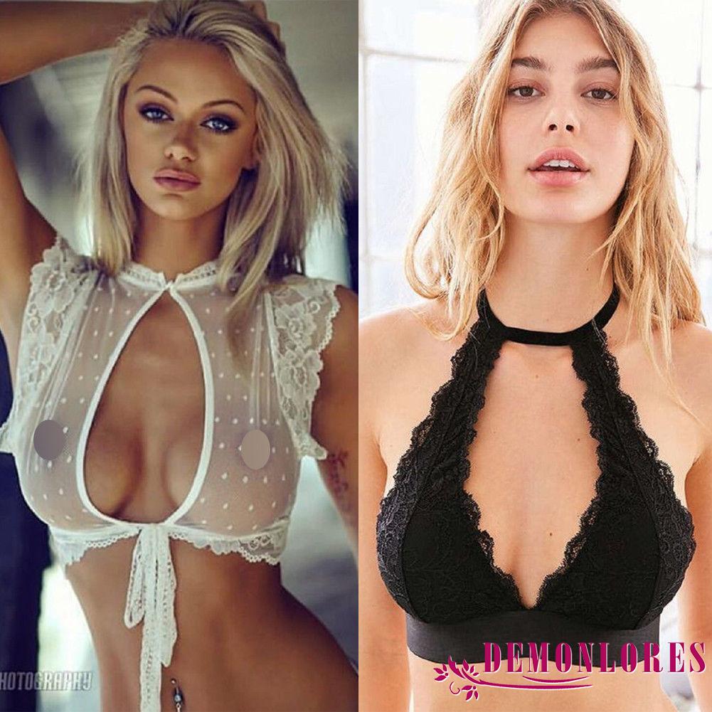 Áo Lót Ren Cổ V Quyến Rũ Cho Nữ