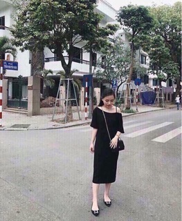 Váy lệch vai
