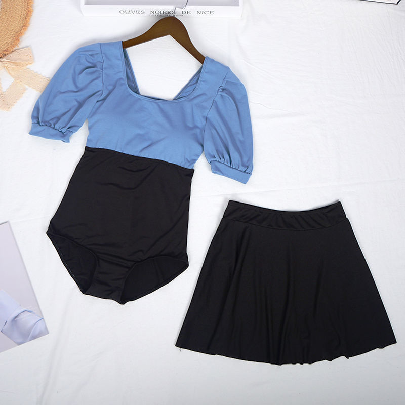 Đồ Bơi Dài Tay Váy 2 Mảnh Hàn Quốc Thời Trang Chống Nắng Dây Kéo Đàn Hồi Nữ | BigBuy360 - bigbuy360.vn