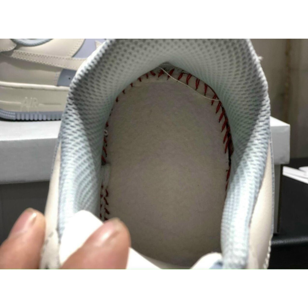 Giầy AF1 trắng xanh kem cao cấp. | BigBuy360 - bigbuy360.vn