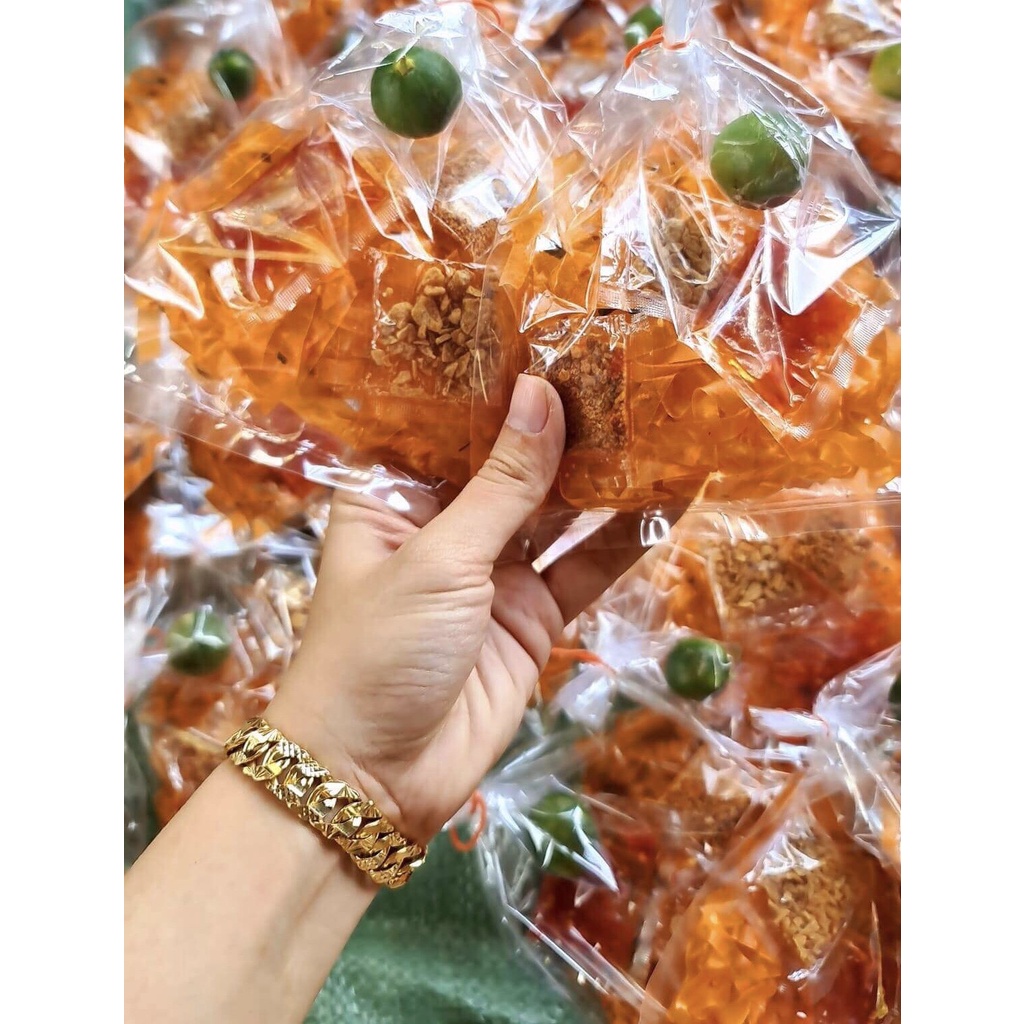Bánh Tráng Sợi Tôm Ớt Rim ĂNVẶTTÍTÙNGPO Bánh Tận Lò Tây Ninh Mềm Dẻo Thơm Ngon