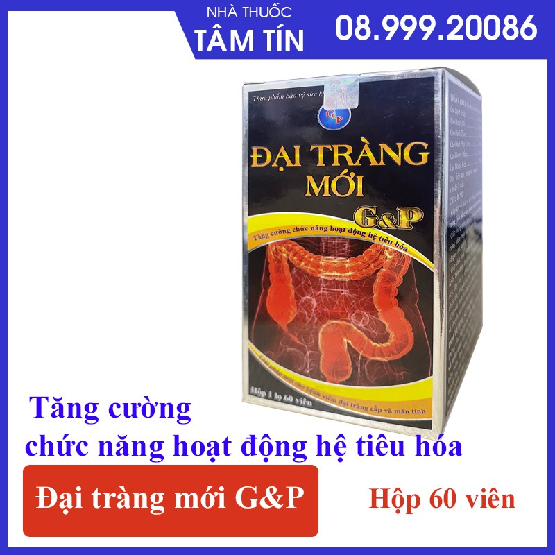 [CHÍNH HÃNG ] ĐẠI TRÀNG MỚI G&P - HỖ TRỢ ĐIỀU TRỊ BỆNH VIÊM ĐẠI TRÀNG- HÀNG CHÍNH HÃNG