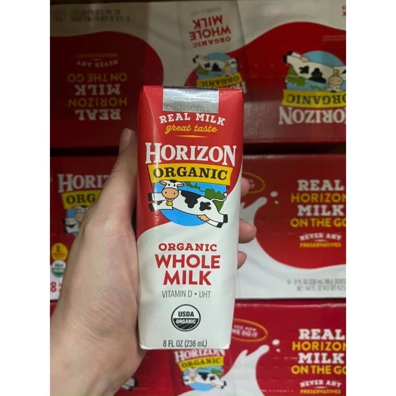 Sữa Tươi HORIZON ORGANIC Whole Milk date 5/2022