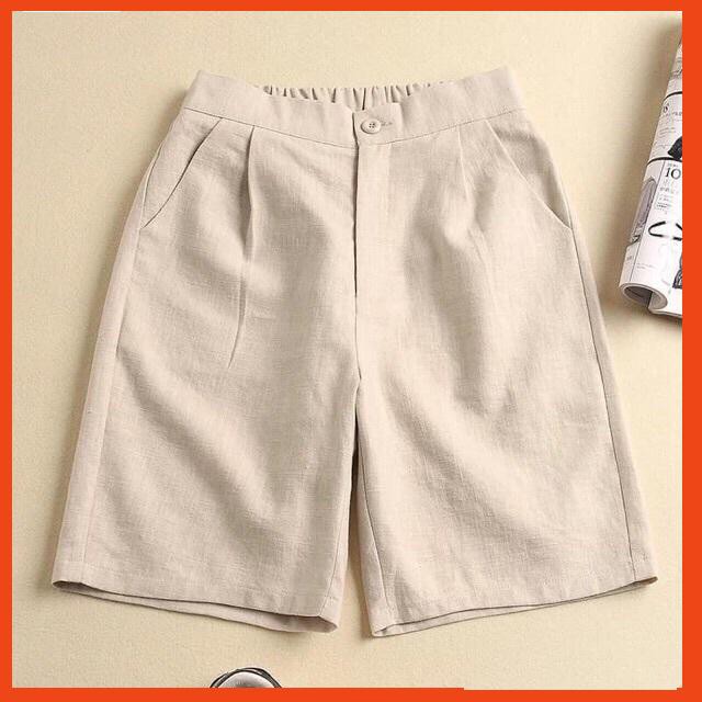 Quần ống rộng lửng -chất liệu đũi nhật ( Giá sỉ + ảnh thật )