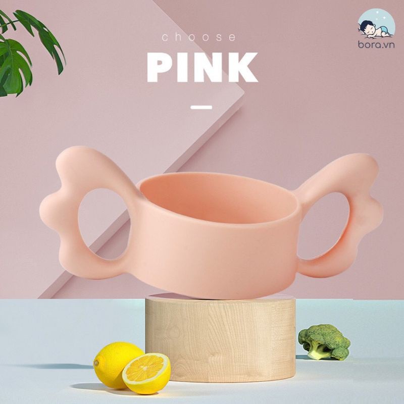 Tay cầm bình sữa Avent, Moyuum silicon, phù hợp với tất cả bình cổ rộng