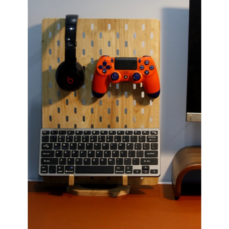 Bảng Treo Phụ Kiện Pegboard DIY Gỗ Thịt Hoặc Gỗ HDF Set Up Bàn Làm Việc Theo Phong Cách Của Riêng Bạn