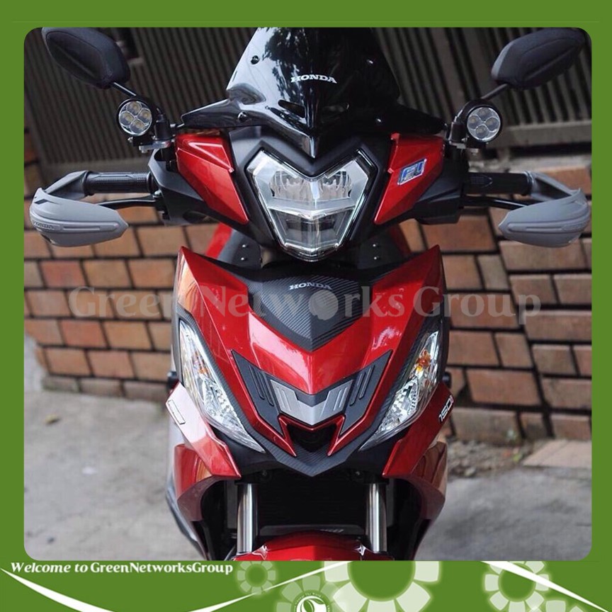 Chỉ mũi nhỏ Winner 150 ( màu đen đỏ - đen bạc ) gắn mặt nạ trước xe Greennetworks