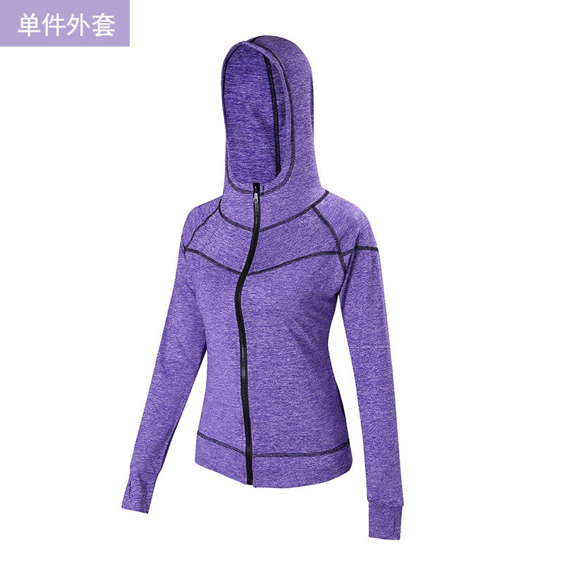 Áo Khoác Hoodie Tay Dài Tập Yoga / Chạy Bộ Dành Cho Nữ