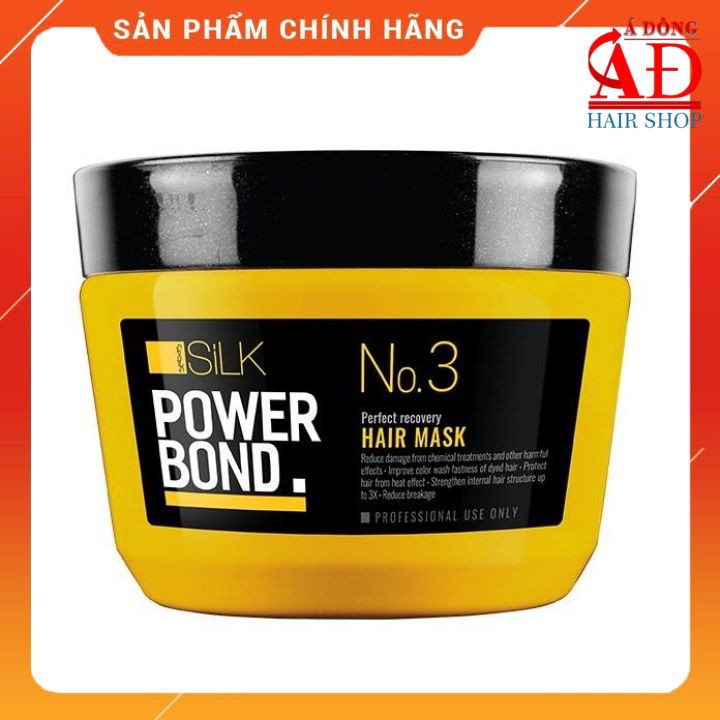 Hấp dầu Sebas Silk Power Bộnd No.3 hair mask cho tóc khô hư tổn 500ml