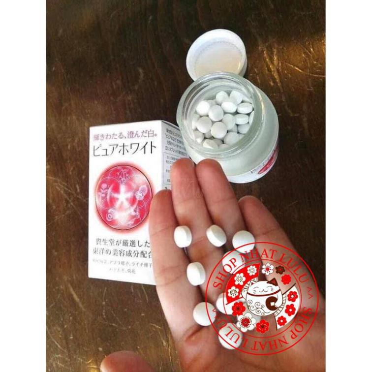 [auth]Pure White shiseido dạng viên 240 Viên Uống sáng Da Mờ nám Nhật Bản | Thế Giới Skin Care