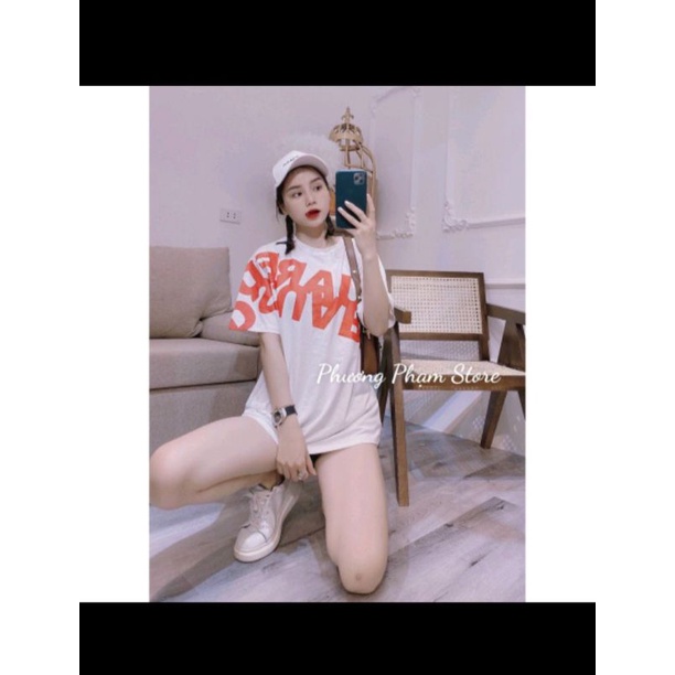 Áo phông tay lỡ chữ chéo DSQ QUARE , chất cotton mịn mát nhiều màu