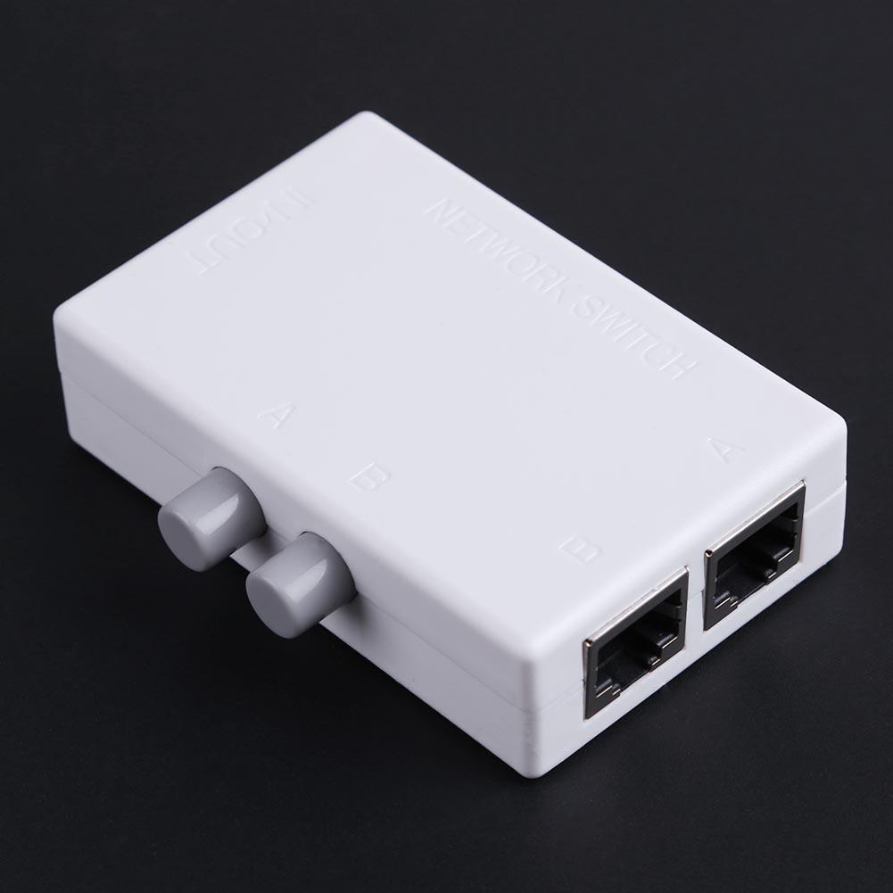 🌟Chất lượng cao nhất🍁100MHz Mini 2 Port Fast Ethernet Switch LAN Network Hub Wired RJ45 Splitter HUB