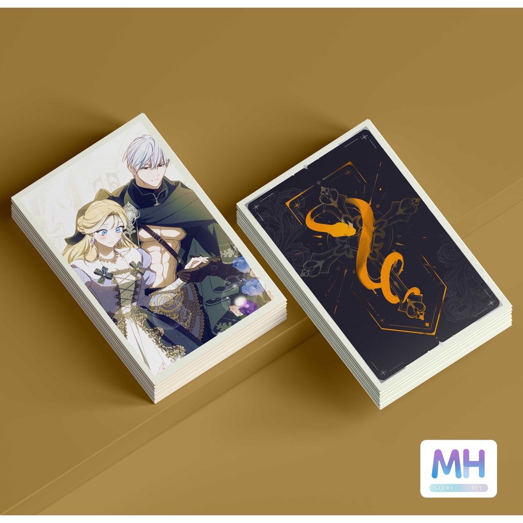Post card thiết kế in hình nhân vật truyện tranh  Phương Pháp Khiến Chồng Đứng Về Phía Của Em