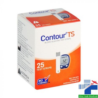 Que Thử Đường Huyết Bayer Contour TS hộp 25 que