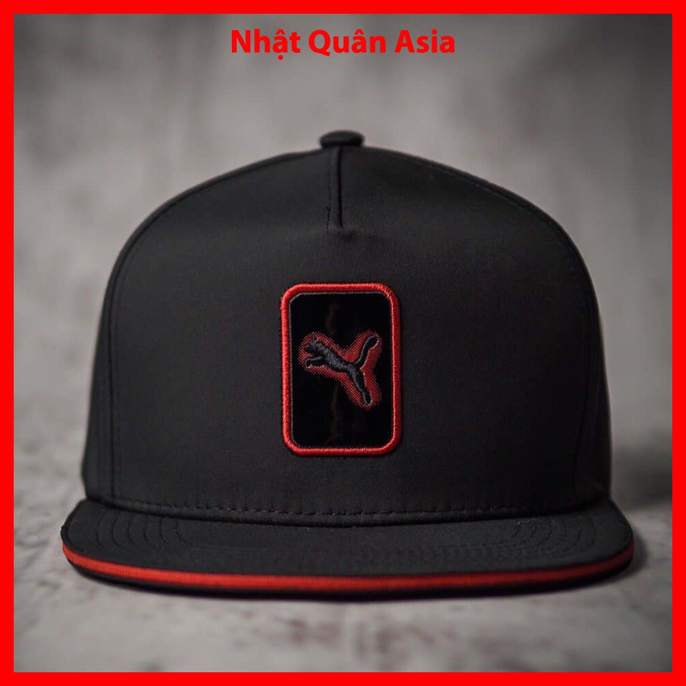 Mũ nón thời trang cao cấp Pu.ma đen dù form đẹp cá tính