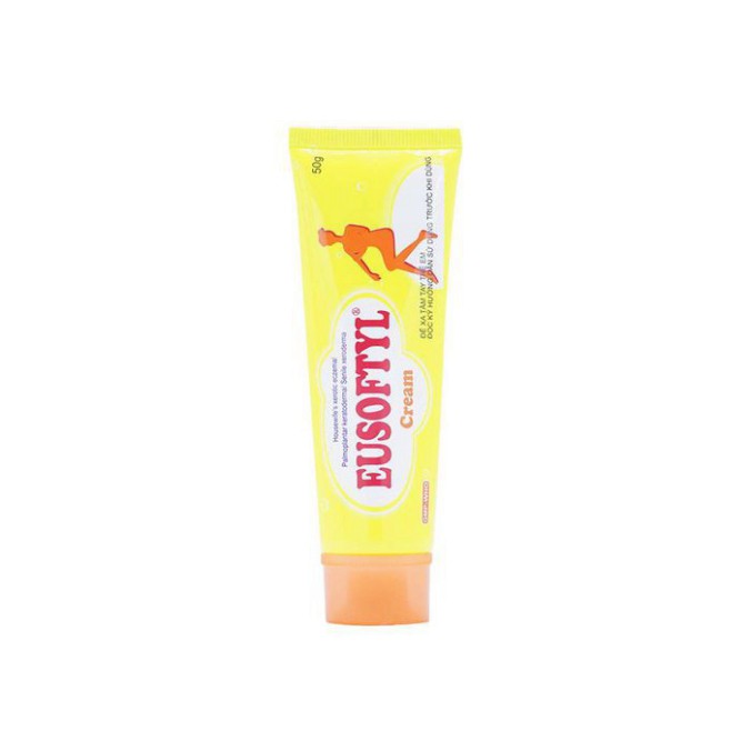 Kem bôi nứt gót chân, Eusoftyl Cream 50g dưỡng ẩm giúp làm mềm da, cải thiện chai sần, nứt nẻ gót chân, mờ vết rạn da