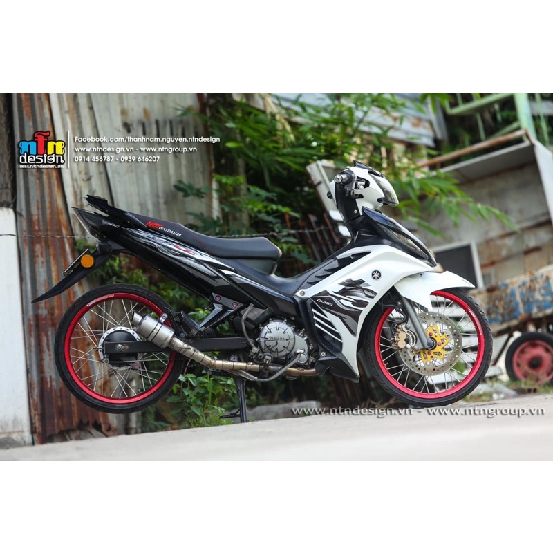 Dàn áo exciter 135 trắng đen phiên bản Lc