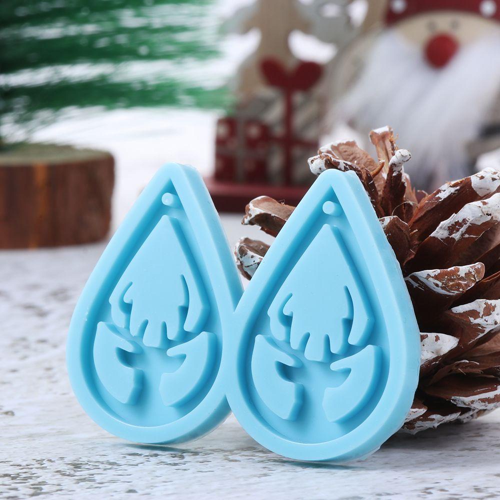 Khuôn Silicone Làm Bông Tai Resin Epoxy UV