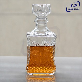 BR05-Bình Đựng Ngâm Sâm Thuỷ Tinh 750ml