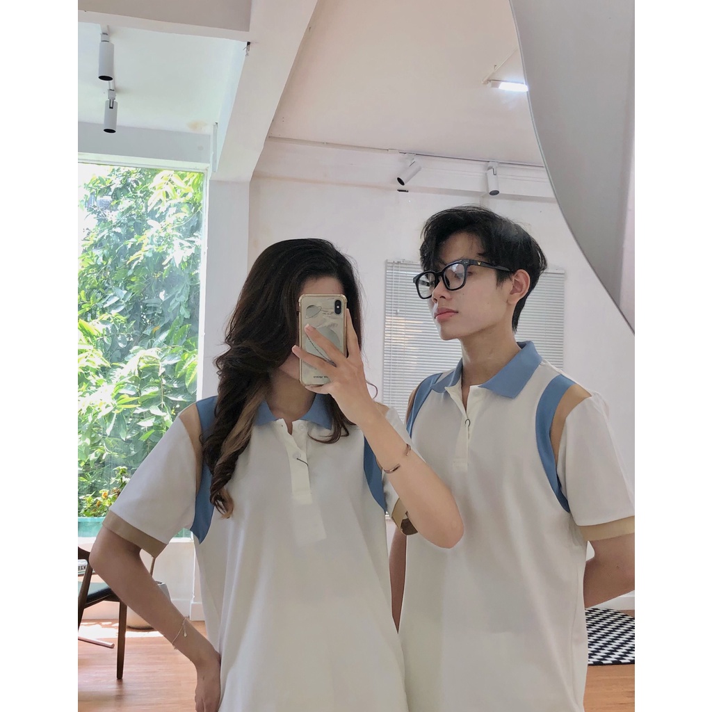 Áo thun polo nam PHỐI TAY cao cấp cổ bẻ vải cá sấu cực đẹp size VNXK