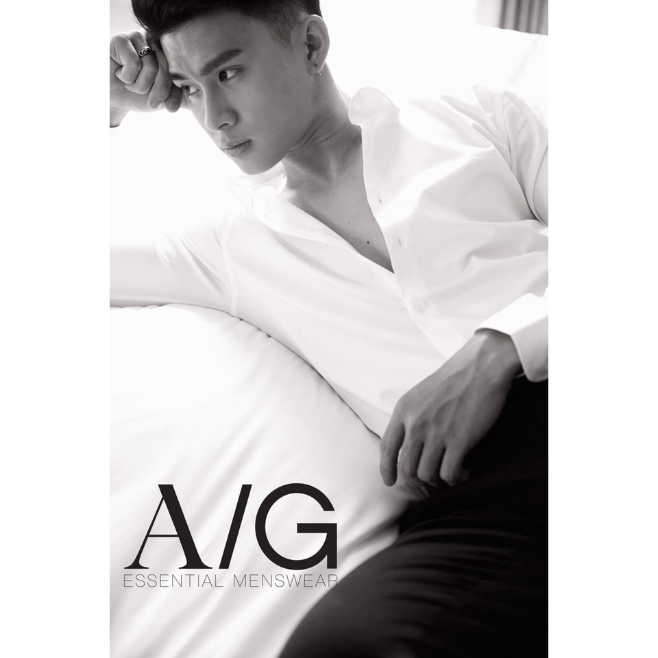 A/G Sơ Mi Nam Cao Cấp Màu Trắng Phom Slimfit Phong Cách Công Sở Lịch Sự Sang Trọng, Chất Liệu Cotton Thoáng Mát | BigBuy360 - bigbuy360.vn