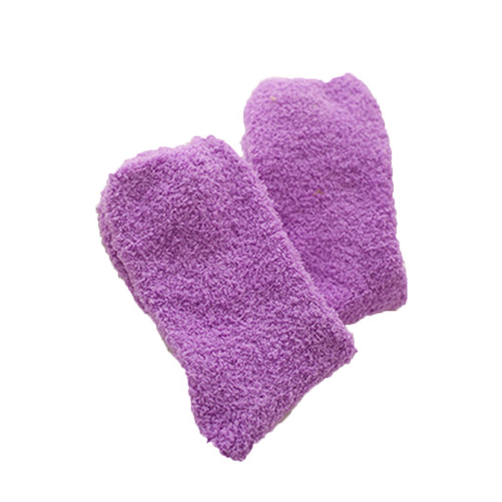Women Coral Fleece Socks Warm Thick Ankle Socks Long Midi Low Lined Slipper_FF86 | BigBuy360 - bigbuy360.vn