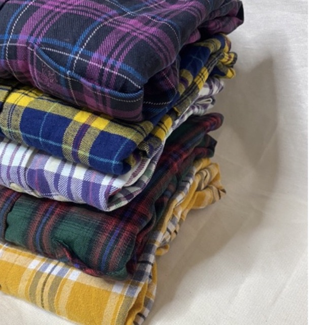 Áo sơ mi 2hand  Flannel nhiều  mẫu  xinh