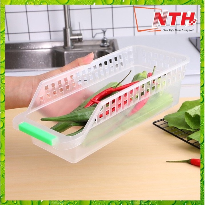 Khay nhựa đựng rau củ đồ dùng trong tủ lạnh