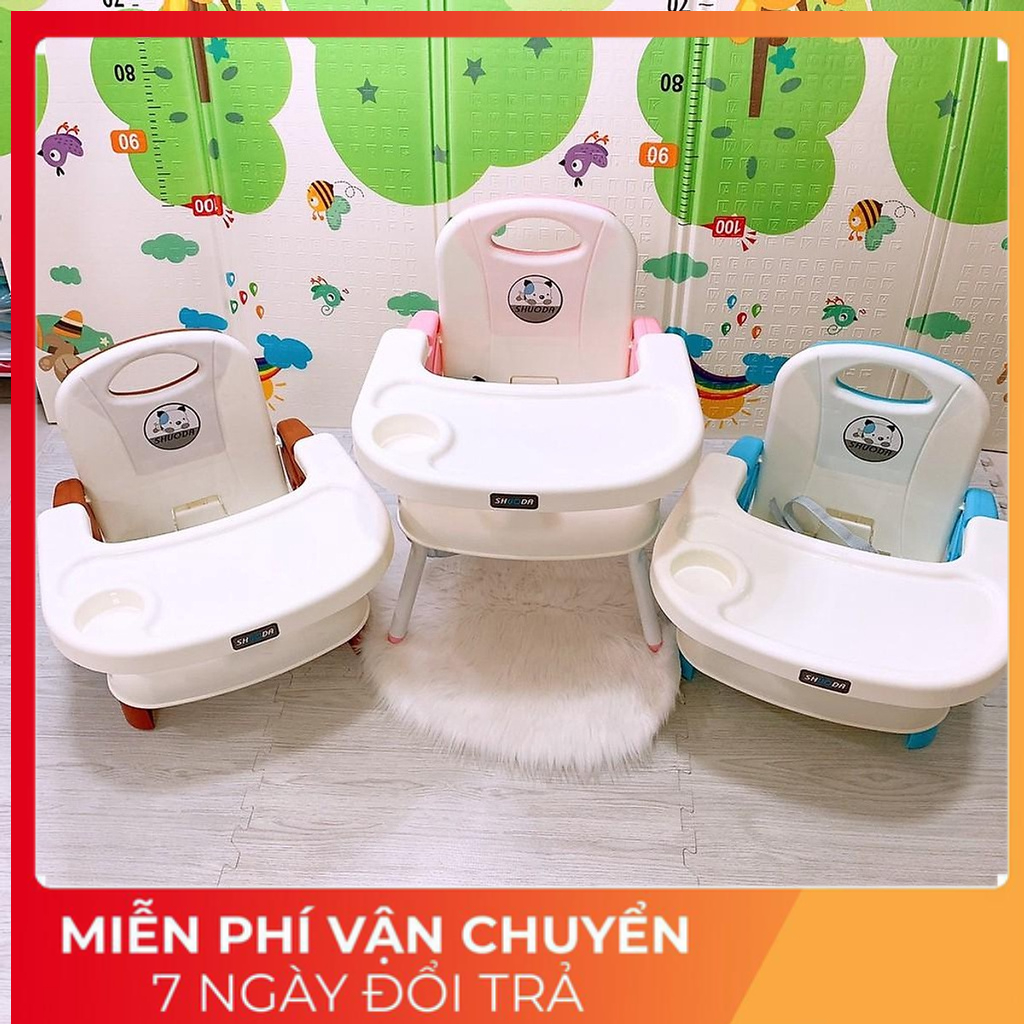 Ghế Ăn Dặm Đa Năng Hanbei Chính Hãng Đầy Đủ Phụ Kiện Gấp Gọn