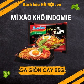 Mì Xào Khô Indomie Hype Abis Mi Goreng Rasa Ayam Geprek Vị Gà Giòn Cay 85g