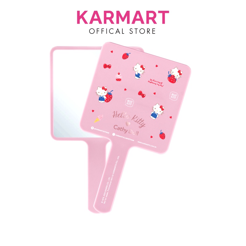 [Gift] Gương trang điểm cầm tay Hello Kitty Cathy Doll Makeup Mirror Sweet Cutie