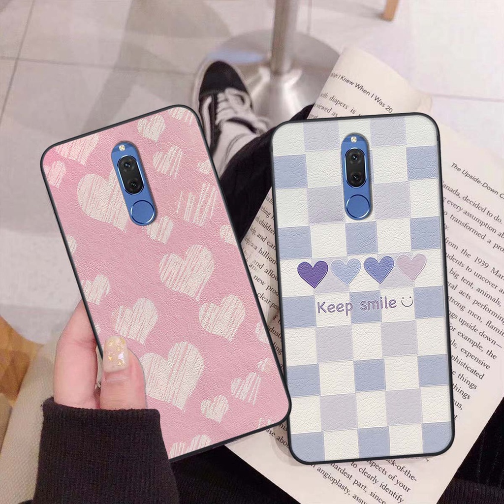 Ốp Huawei Nova 2i caro trái tim cá tính, thời trang siêu đẹp, siêu phong cách