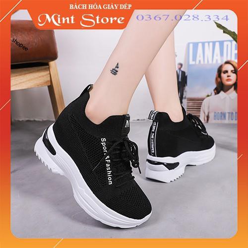 Giày Thể Thao Nữ 🎁FREESHIP🎁 Giày Nữ Độn Đế 7cm Vải Mềm Đế Êm Cực Chất
