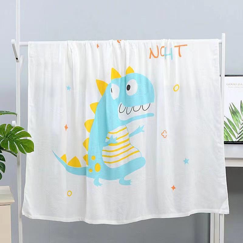 Chăn lụa cotton mềm mát cho bé (1.2mx1.2m)