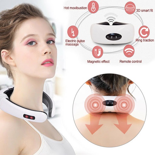 Máy mát xa cổ vai gáy - mat xa massage cổ - Matxa mini giá rẻ 3D Neck KL-5830