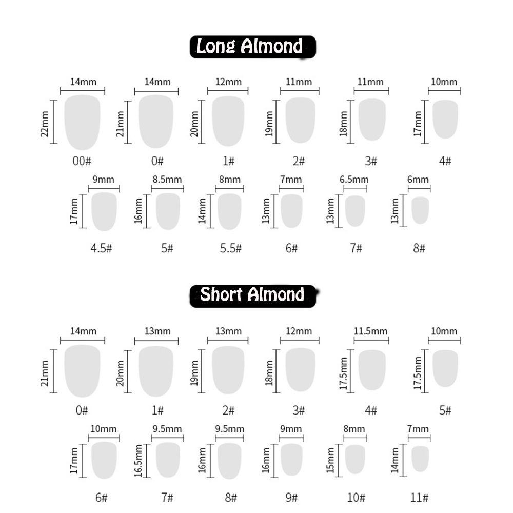 DIACHAVN Set 24 Móng Tay Giả Có Thể Tái Sử Dụng