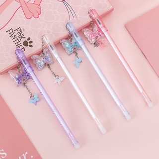 Bút gel treo bướm lấp lánh